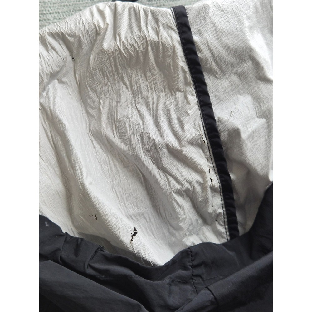 Xersion Windbreaker Jacket Womens Large Black Stretch Full Zip Hooded Waterproof - Picture 9 of 15